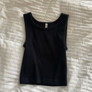 aritzia black sunday best racer tank